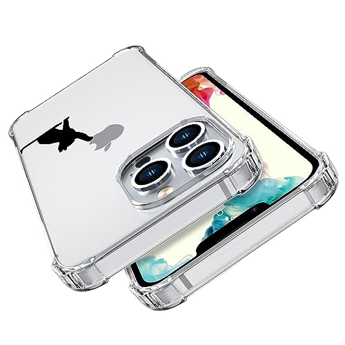 Coque iPhone 12 antichoc résolvant les chutes avec son chat mignon