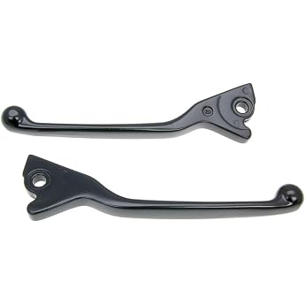 2EXTREME Brake Lever Set Black Compatible with Vespa GTS Super Sport 300