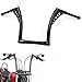 HTTMT HB02-1-1/4 Inches Fat 12 Inches Rise Ape Hangers Handlebar Compatible with Harley Sportster XL 1200 883
