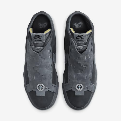 Nike Zoom Blazer Mid Skate Shoes (FQ0792-001, Anthracite/Dark Smoke Grey)4