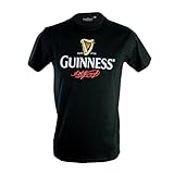 Guinness T-Shirt with Guinness Signature Print, Black colour