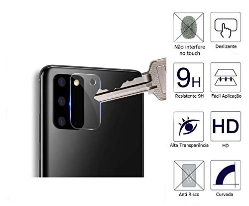Película De Vidro Temperado Para Câmera Samsung Galaxy S20 e S20 5g Com Tela de 6.2 Polegadas Proteç