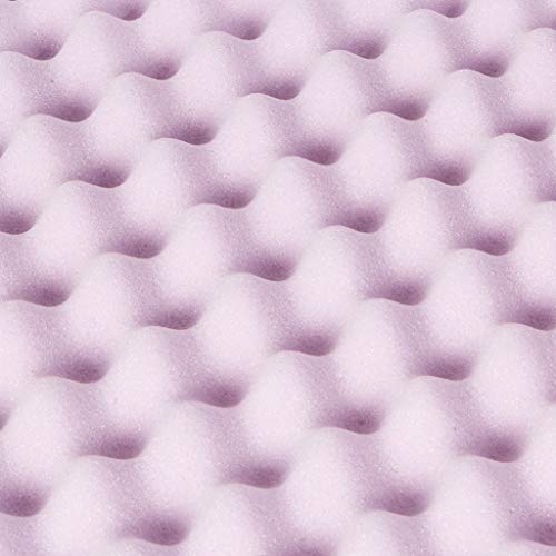 Best Price Mattress 3 Inch Egg Crate Memory Foam Mattress Topper With Soothing Lavender Infusion, Certipur-Us Certified, Queen #TOP7