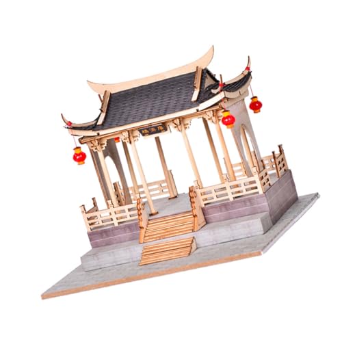BESTonZON 1 Satz die chinesen Spielzeug für Kinder holzbrücke gieskanne kinderspielzeug holzspielsachen zusammengebautes Spielzeug chinesisches Gebäudemodell Mini-Modell helles Modell Papier BESTonZON 1 Satz die chinesen Spielzeug für Kinder holzbrücke gieskanne kinderspielzeug holzspielsachen zusammengebautes Spielzeug chinesisches Gebäudemodell Mini-Modell helles Modell Papier