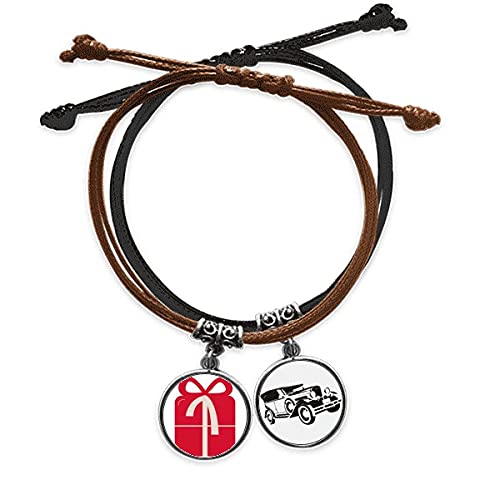 Bracelet corde rouge au quotidien : style cuir et minibus chic