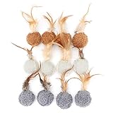 Contiene plumas y una hierba gatera incorporada que puede estimular el interés de juego de tu gato.