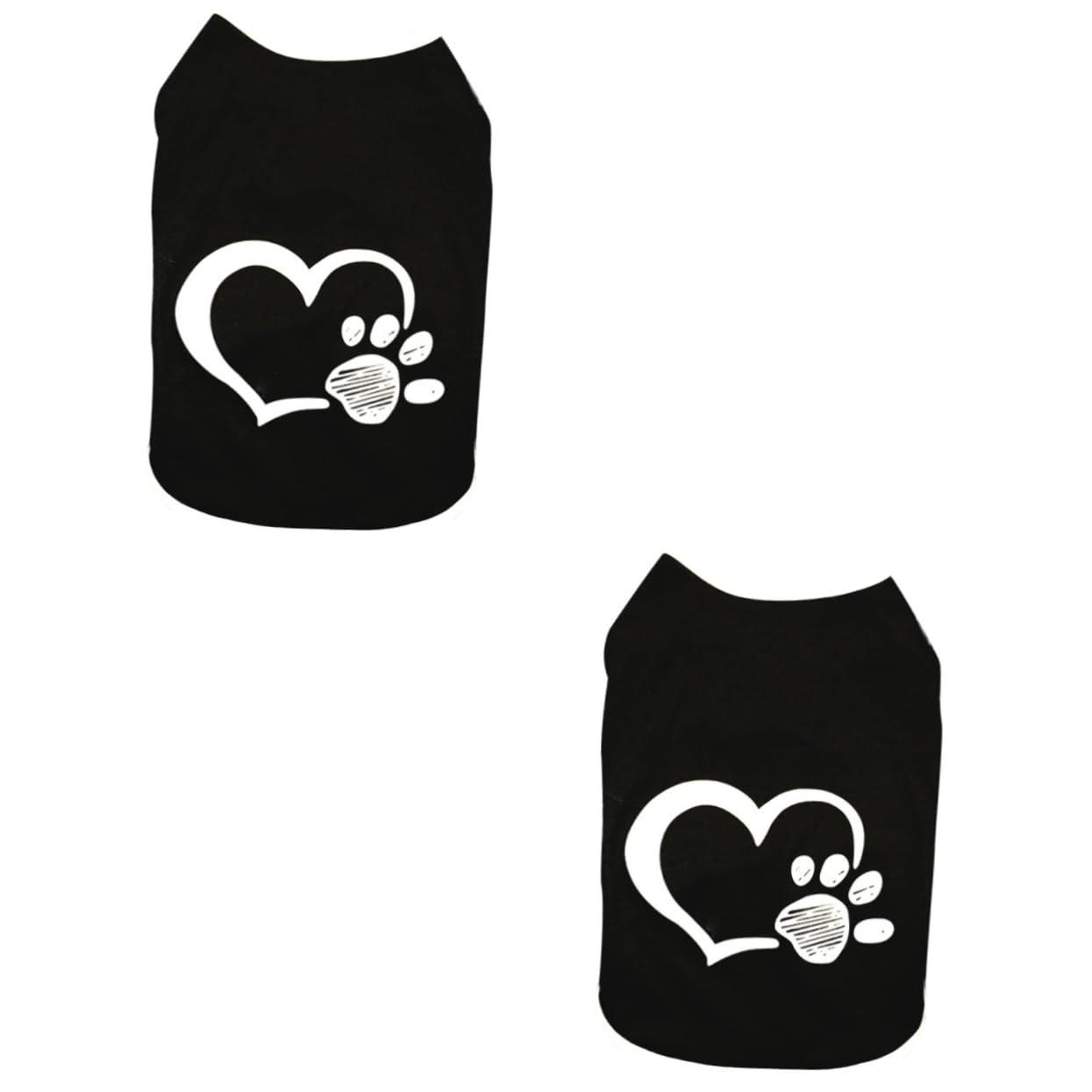 Abrigos para perros medianos con diseño de corazón en pack de 2 unidades 8