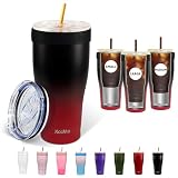 XccMe Universal Iced Coffee Sleeve,30oz Stainless Steel Tumbler
