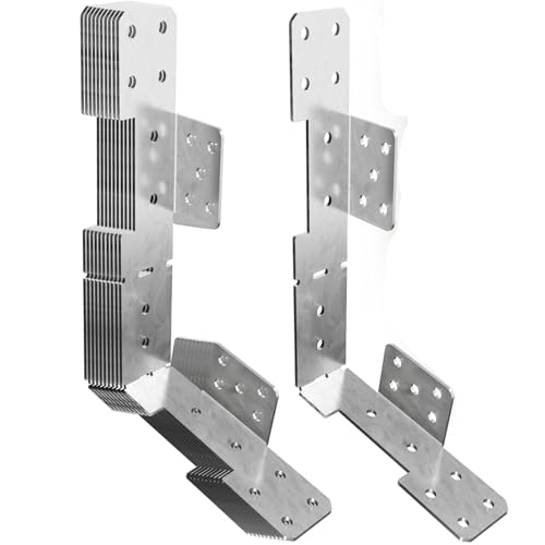 CNQLIS Adjustable Stair-Stringer Connector (8 PCS)
