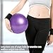 Auidy_6TXD 2 Stück Gymnastikball Klein,25cm Pilates Ball Übung Ball,Soft Rutschfester Gymnastikball mit Aufblasvorrichtung für Yoga, Pilates, Balance, Physiotherapie