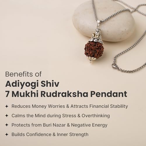 Image of Astrotalk Divya Shankh Rudraksha Mala | Nepal Origin 5 Mukhi Rudraksha Mala with Shankh Pendant for Protection, Peace & Spiritual Growth | Sawan Special | Mala Gift for Man & Woman