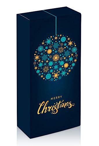 10 Weingeschenk-Verpackungen „Christmas Tree“ – Faltschachteln Für Weinflaschen Bis 0,75 L