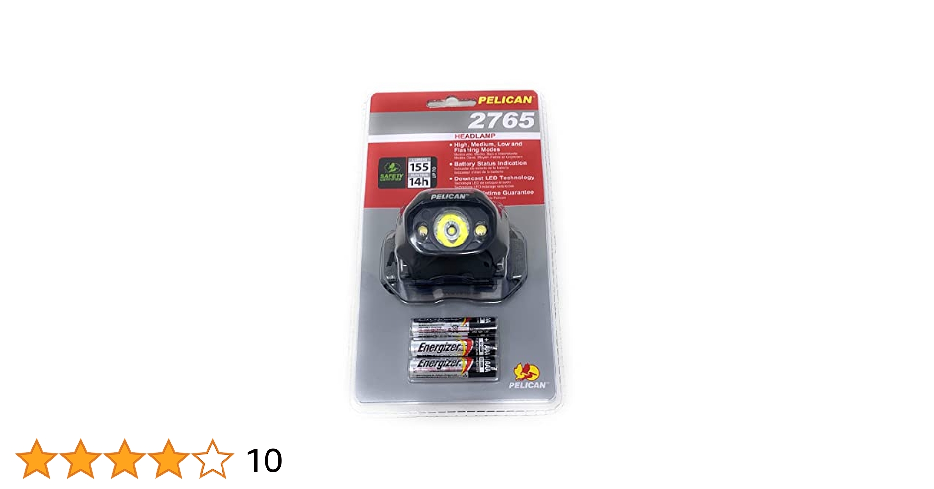 PELICAN 2765 ヘッドアップライト 黒 0276500100110-6309  d2ldlup 2765 Headlamp | Pelican Official Store