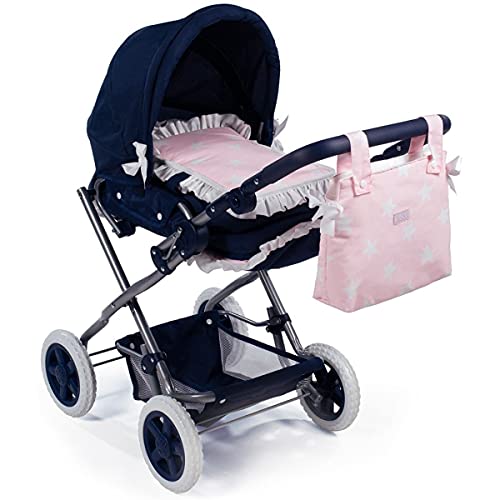 La Nina-60418 Cuco con Rueda Carlota Grande, Multicolor, 36 x 52 cm (Diset 60418)