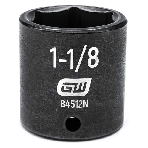 Image of GEARWRENCH 1 /2 inch Drive 6 Pt. Standard Impact Socket, 1-1 /8 inch - 84512N