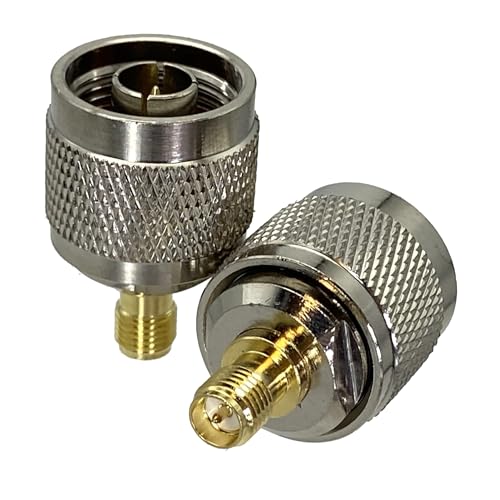 Adaptateur N mâle vers RP SMA femelle connecteur coaxial RF droit