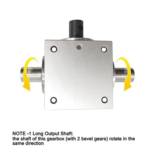 Image of 1:1 Right Angle Tapered Bevel Gearbox 1.5 Module 20 Teeth 90 Angle Drive Steering Gear Device Simple Mechanical DIY Module with 15mm Shaft