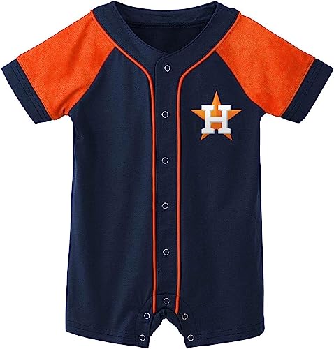 Image of Outerstuff MLB Unisex-Baby Newborn & Infants 0-24 Months Little Slugger Creeper Bodysuit Romper