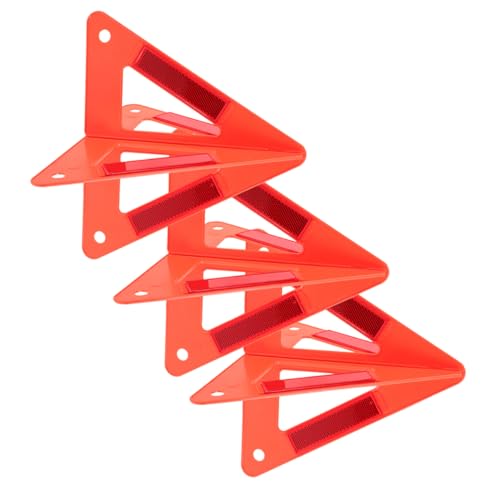 Triangles d'avertissement pliables pour éviter le suraccident avec ce kit de sécurité routière