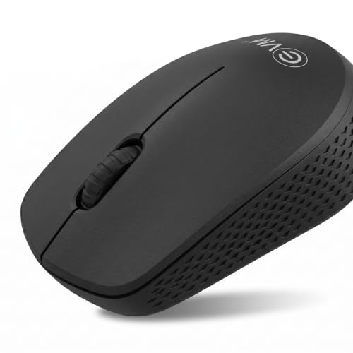 Image of EVM NEO Wireless Mouse for Laptop & PC | 2.4GHz Wireless Connectivity | 1600 DPI Optical Mouse | 10m Range | Smooth Tracking | 1-Year Warranty (EVM-NEO-3W042) Black