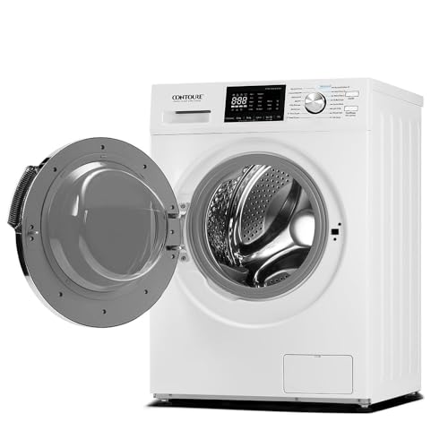 Image of 2.7 Cu. Ft. Washer Dryer Combo with Steam, Ventless All-in-One RV Washing Machine, Compact Apartment Size, White, 120V