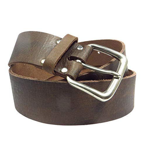Büffelledergürtel in Dunkelbraun aus der Chrissys-in Kollektion