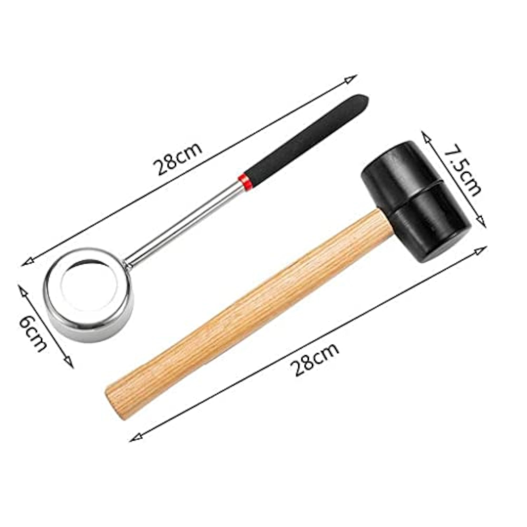Stainless Steel Coconut Shell Opener Kit, Kitchen Tool