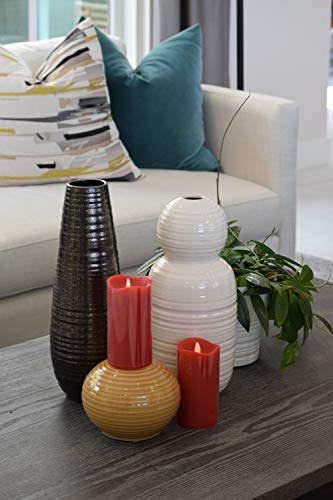 image for HoogaLife Gift Package 2 Pieces Red Flameless Candles (D 3