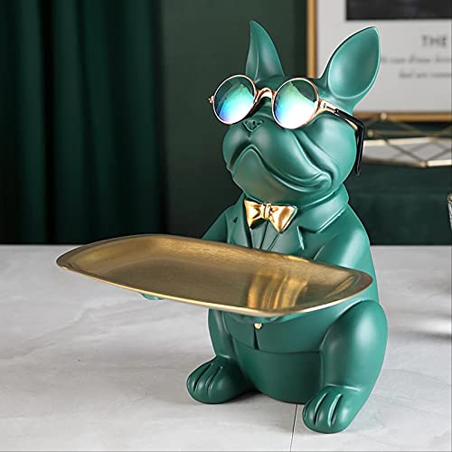 Sculptures Home Decor Cool Bulldog,Statue,Table Decoration,Fashion Sculpture,Home Room Decor,Multifunction,Desk Storage,Figurine Miniature,Coin Bank 23.51920Cm 3 #TOP2