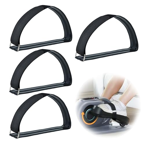 Image of 4Pcs Ellipse Leg Exerciser Pedal Straps Non-Slip for Adults Seniors
