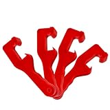 GARVALON 4 piezas Abridor para Tapas de Cubos Llave de Plástico Resistente con Mango para Abrir Envases y Latas de Pintura Herramienta Práctica para Hogar Taller y Garaje de Azul