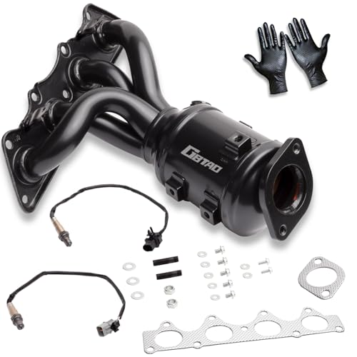 GBTAD Catalytic Converter Kit Direct-Fit Compatible with 2012-2017 Hyundai & Kia - Accent, 2012-2017 Veloster, 2012-2014 Soul, 2012-2016 Rio L4 1.6L (EPA Compliant)
