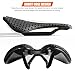 EVTSCAN 3D Printed Bike Saddle, Carbon Fiber Shock Absorption Comfortable Lightweight Cycling Saddle for Road Bikes