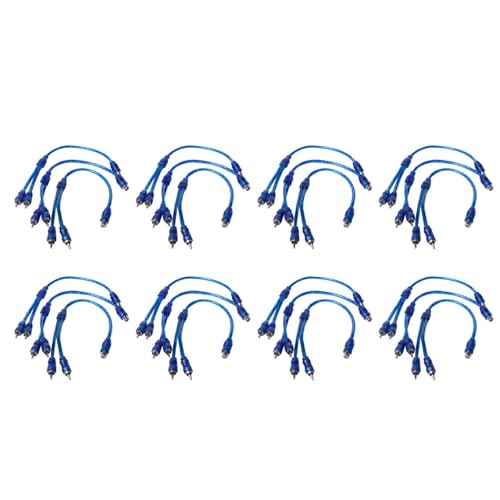 Adaptador de cable divisor para conectar altavoces y subwoofers en casa 24 piezas