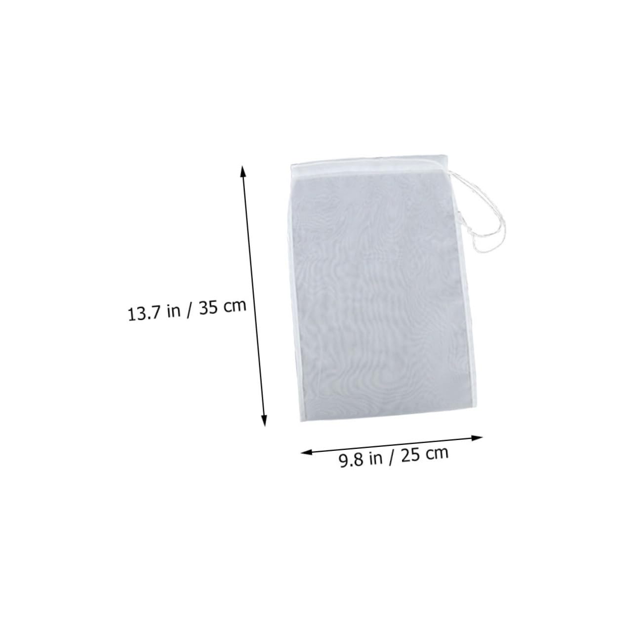Alipis 10Pcs Nylon Mesh Filter Bags Fine Mesh Drawstring Filter Pouches for Soybean Milk Juice Milk Tea Strong Filtration Performance