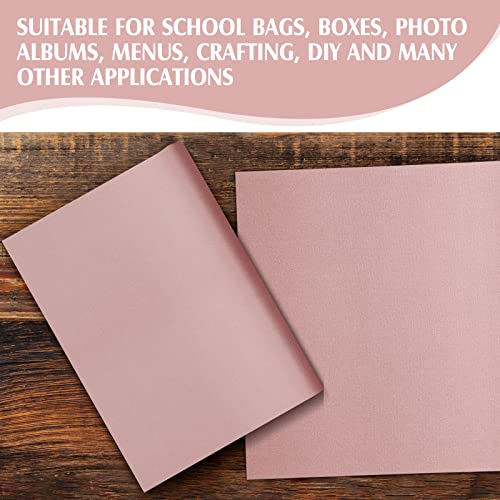PerKoop Book Cloth for Book Binding 40 x 16 Inch Fabric Surface Paper Backed Bookcover Archival European Durable Strong Bookbinding Supplies Cover Books Album Scrapbooking (Pink) - Thumbnail 4