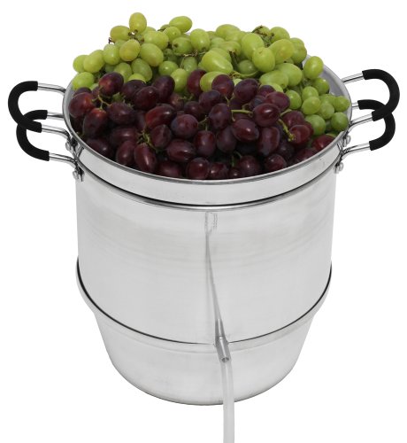 Roots & Branches Aluminum Steam Juicer with Tempered Glass Lid VKP1148
