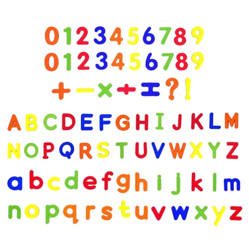79 Pezzi Giocattoli Magnetici Colorati - Calamite Alfabetiche e Numeriche per Bambini - Giocattoli Educativi