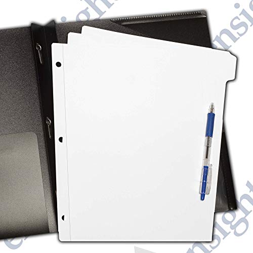 Ensight-3-Ring-Binder-Dividers-with-Reinforced-Edge-15-Cut-Tabs-Letter-Size-3-Hole-Punch-Section-Index-Dividers-for-Binders-White-100-Page-Divider-Pack