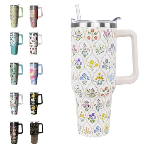 Wildflower 40 oz Insulated Tumbler