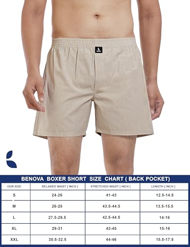 Image of Cotton Boxer Shorts for Men, Breathable, Comfortable & Lightweight (Pack of 2)