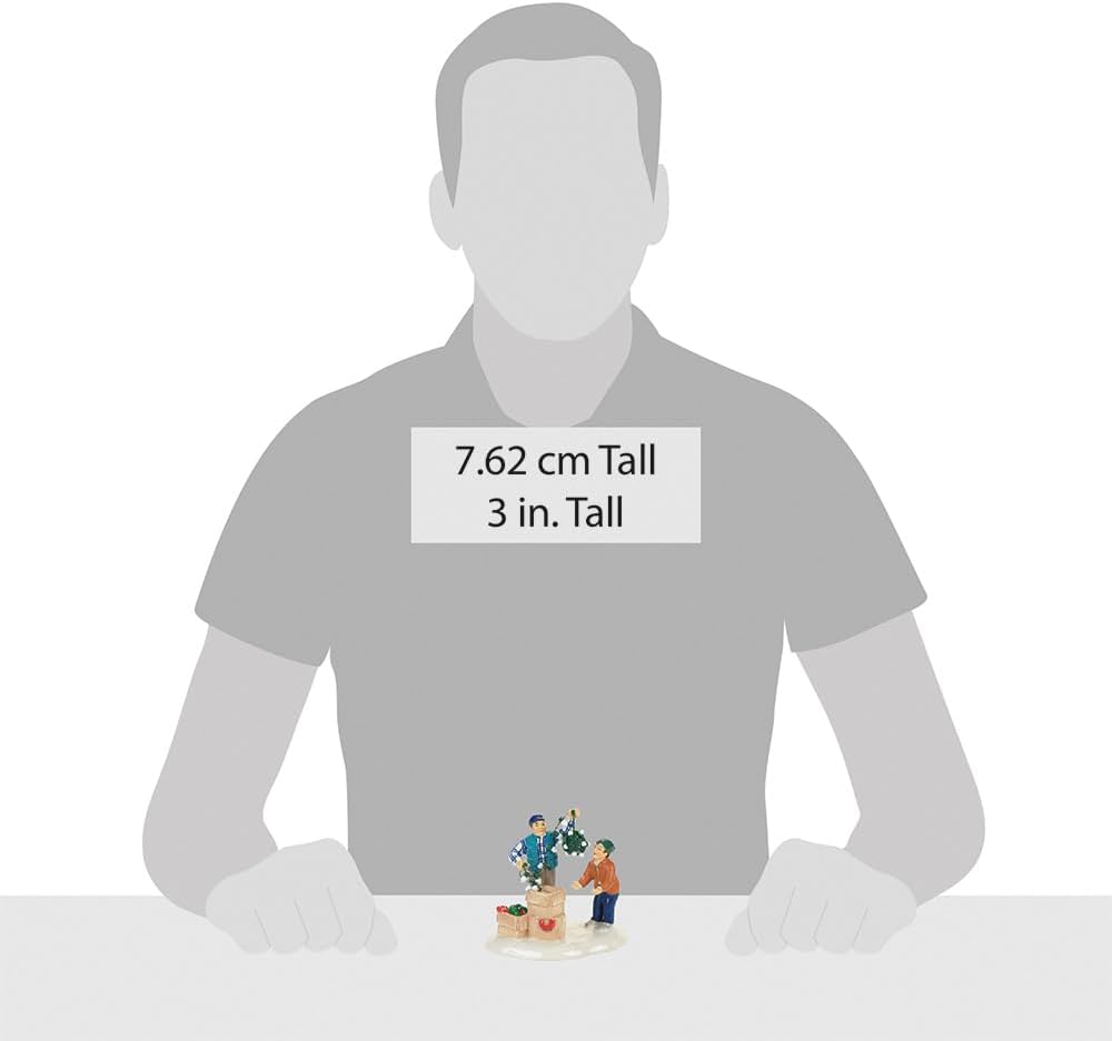 Department 56 Snow Christmas Vacation Clark and Rusty Figurine Village Accessory, Multicolored