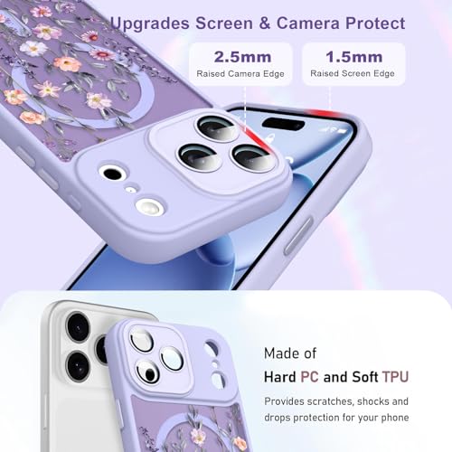 Fsoole Magnetic for iPhone 17 Pro Max Case with Screen Protector, Purple by Fsoole - Used condition - Image 5