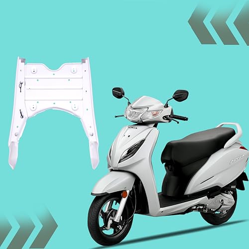 Image of Floor Platform for Honda Activa 1-10,3G,4G,5G | ABS Material | Compatible Scooter Floor Body Panel | Pearl Amazing White