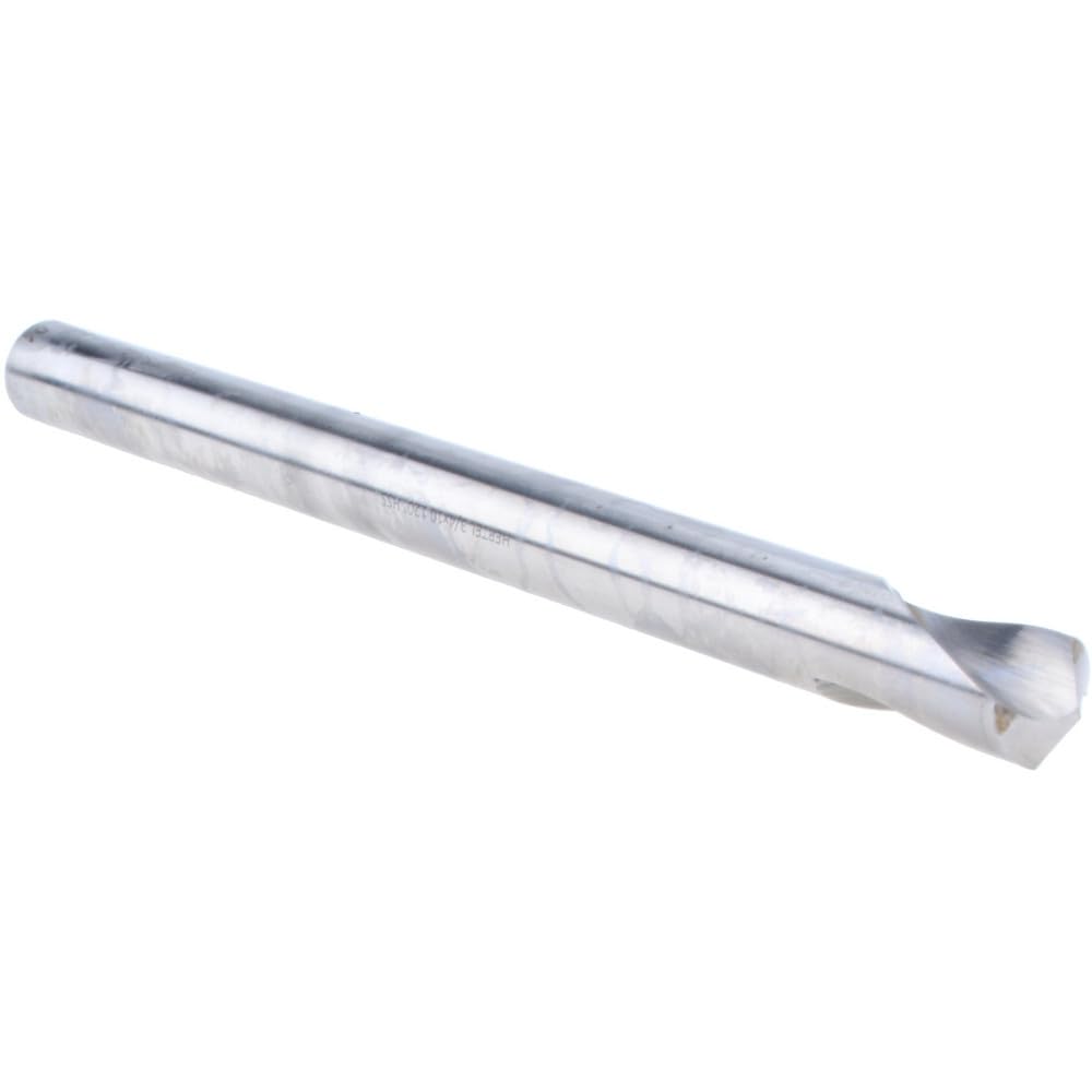Hertel Spotting Drill, 1, High-Speed Steel, 3/4" Shank Diameter, 3/4" Cutting Diameter, Bright/Uncoated Finish, Right Hand Cut, 120 Degree, 1-5/8" Flute Length, 10" OAL