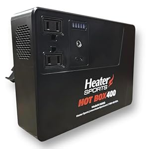 Heater Sports Hot Box 240 Portable Power Supply to Supply Power to Select Pitching Machines for Up to 1.5 Hours Run Time Heater Sports Hot Box 240 Portable Power Supply to Supply Power to Select Pitching Machines for Up to 15 Hours Run Time