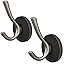 2.59inch Brushed Nickel Magnetic Double Hooks