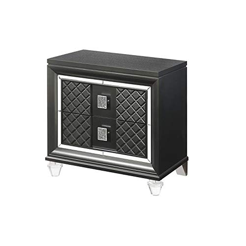 Photo 1 of ACME Sawyer Nightstand - - Metallic Gray
