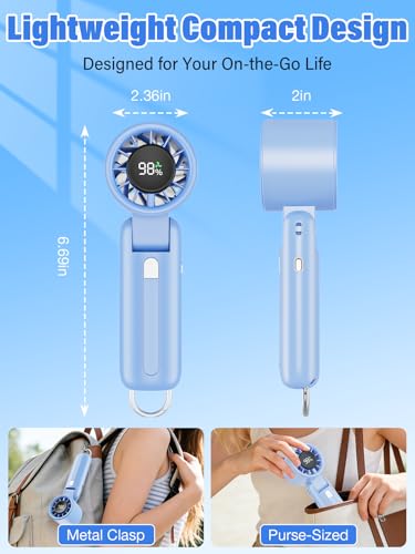 Portable Camping Fan Rechargeable LED