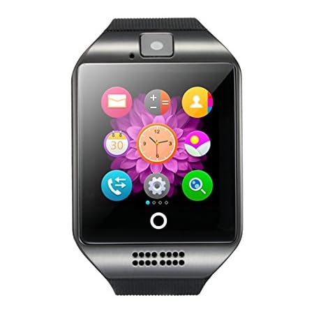 Amazon.com: COLOFAN C02 hombres y mujeres Bluetooth Smart Relojes pueden  conectar teléfono móvil tarjeta teléfono cámara deporte reloj podómetro  (negro) : Electrónica